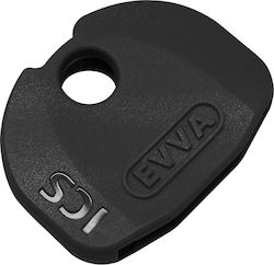 Black Plastic Keychain 47211-black Black Plastic Keychain 47211-black