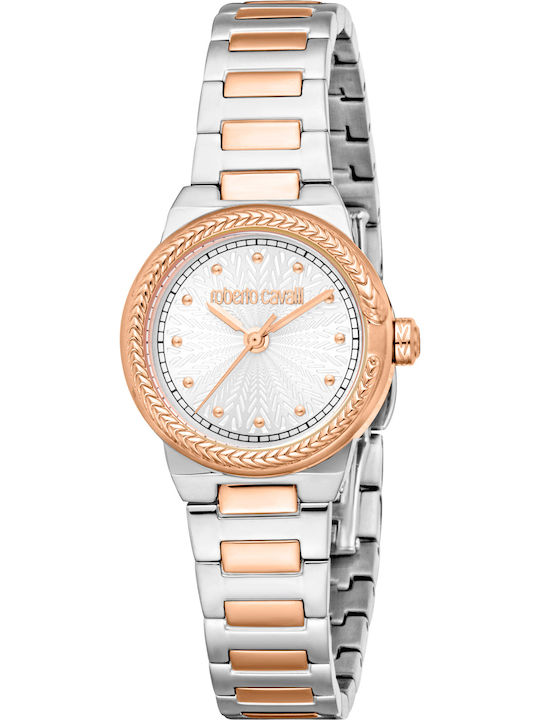 Roberto Cavalli Women's Watch with Pink Gold Me...