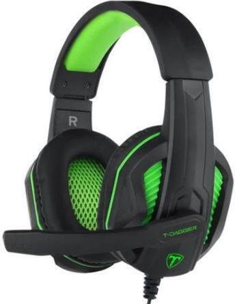 T-Dagger Cook Over Ear Gaming Headset με σύνδεση 3.5mm Πράσινο