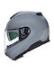 Nolan N100-6 Classic 303 Grey Κράνος Μηχανής Flip-Up ECE 22.06 με Sunvisor