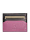 Bologna Small Leather Women's Wallet for Cards Lilac