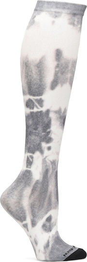 Nurse Mates Calf High Graduated Compression Socks 12-14 mmHg Gray