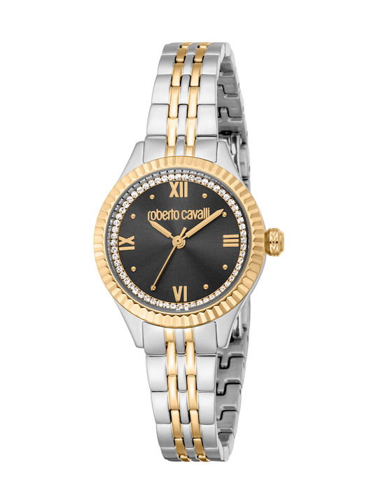 Roberto Cavalli Women's Watch with Gold Metal B...