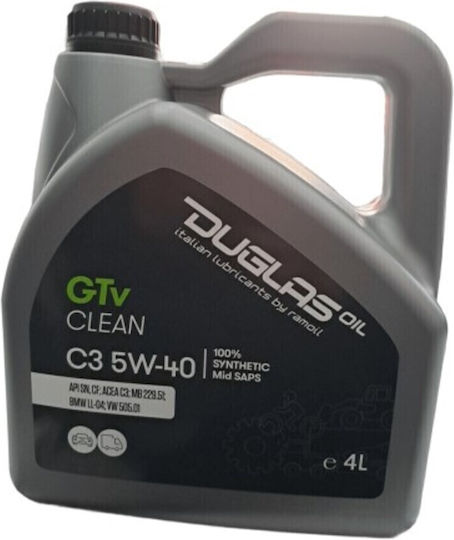 Duglas GTv Clean C3 CRT Sintetic Ulei Auto 5W-40 4lt