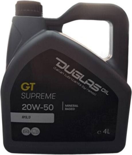 Duglas GT Supreme Λάδι Αυτοκινήτου 20W-50 4lt VLDC120004L