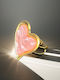 Met Ring with Stones made of Steel Gold Plated