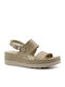 Anatomische Beige Sandalen Vesna