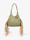 Leather Women's Bag Handbag Green