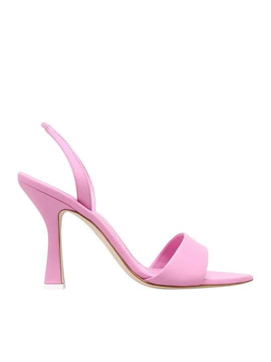 3Juin 3juin Lily Leather Sandals Pink