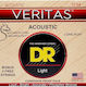 Dr Strings Veritas Vta-13 Phosphor Bronze Acoustic Guitar Strings 013 056 Medium