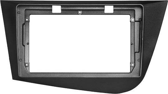 Seat Leon 2005 2011 Car Screen Touch Sound System 9" Inch Black Android Mounting Frame Fascia Car Radio Panel Dash Factory Type Plastic Frame