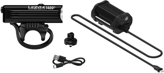 Kit Încărcat cu Lumină Frontală Lezyne Macro Drive 1400+