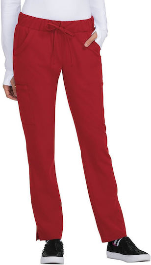 KOI USA Women's Red Medical Pants
