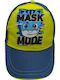 Gift-Me Kids' Hat Jockey Fabric Blue