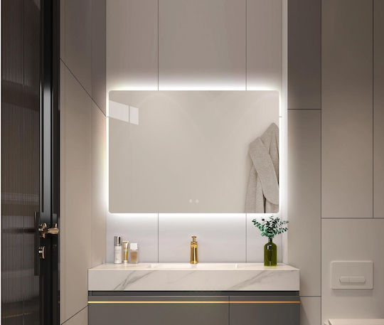 Martin Home 0762-L-02 Καθρέπτης Led 100x70cm