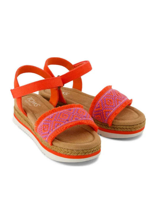 Toms Παιδικά Πέδιλα Ανατομικά Κόκκινα