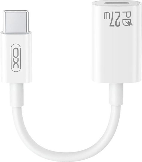 XO Converter USB-C male to Lightning female White 1pcs 111332