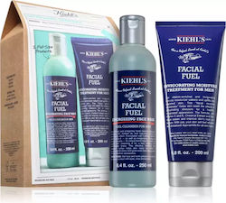 Kiehl's Facial Fuel Skin Care Set for Facial Cleaning & Moisturizing