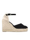 Carol 8ed 001 Women's Platform Espadrilles Black
