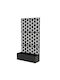 Kaemingk Blumenkasten Metallisch Gray 92x32x173cm.