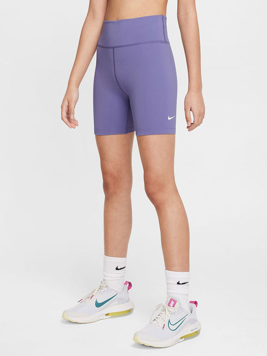 Nike Kids Legging Sports Short Dri-Fit Purple One