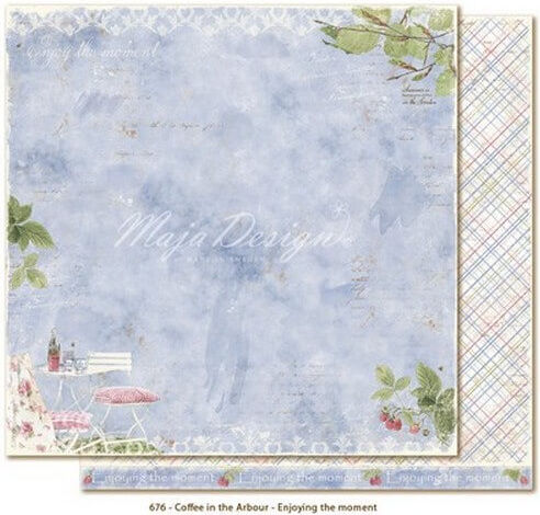 Двустранна хартия за скрапбукинг Maja Collection Coffee In Arbour