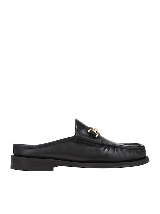 Hyusto Leder Mules Schwarz HYU032VI-9999BKGD-BLACK