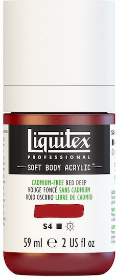 Liquitex Professional 59ml Soft Body Acrylic 895 Cadmium-Free Deep Red Series 4