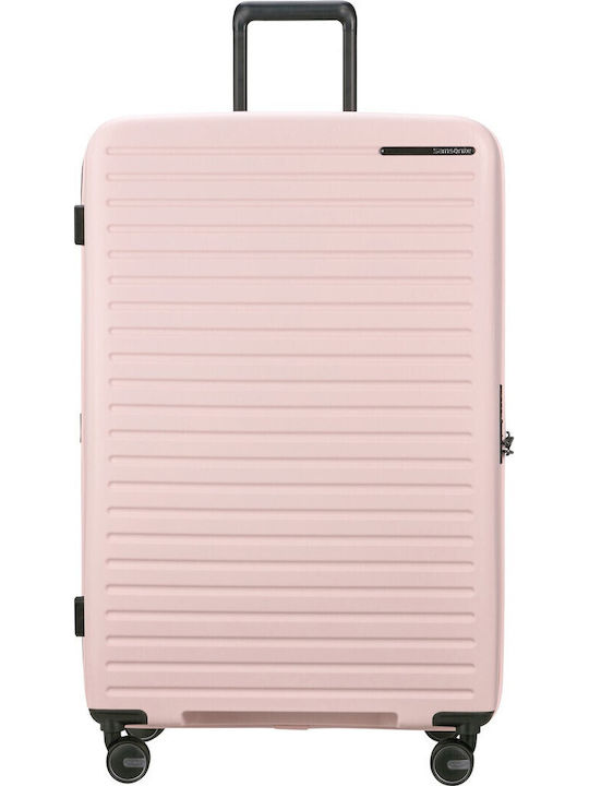 Samsonite Restacked Cabin Travel Suitcase Pink with 4 Wheels