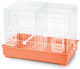 Domus Molinari Vogelkäfig Zuchtbrett 44x26x33cm. Orange