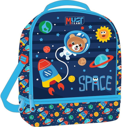 Must Team Yummy Kids' Insulated Snack Bag 7L Blue 22x16x28cm