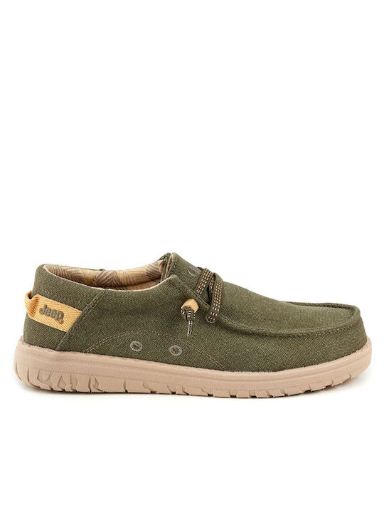 Jeep Footwear Ανδρικά Loafers σε Καφέ Χρώμα
