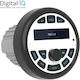 Digital IQ Boat Sound System 4x Waterproof with USB / AUX / Bluetooth Transparent
