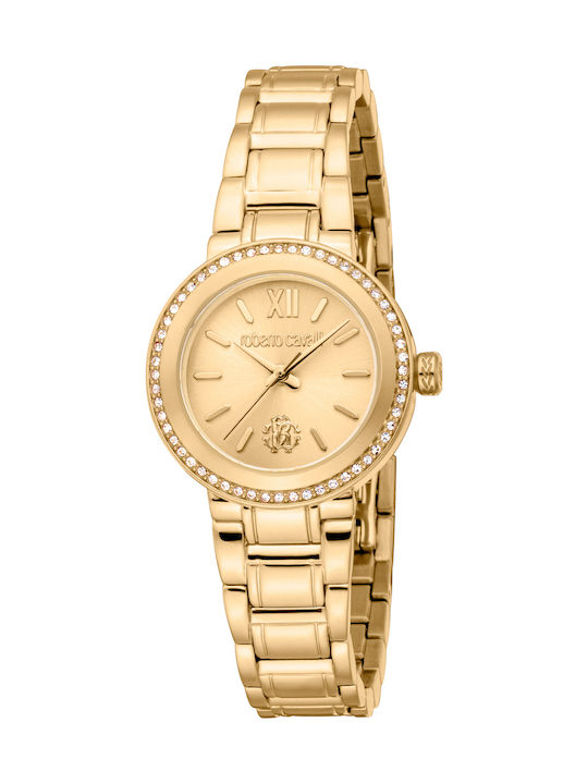 Roberto Cavalli Women's Watch with Gold Metal B...