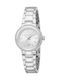 Roberto Cavalli Women's Watch with Silver Metal Bracelet
