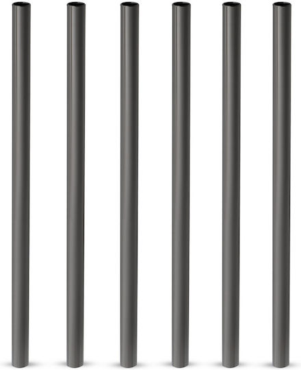 Warren Lowball Metall-Trinkhalme Set mit 6 Stück