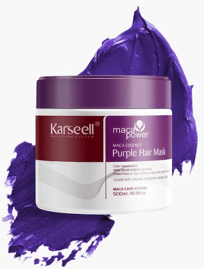 Karseell Maca Μάσκα Μαλλιών για Διατήρηση Χρώματος με Κερατίνη 500ml