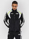 Cardigan Black White Lime Green