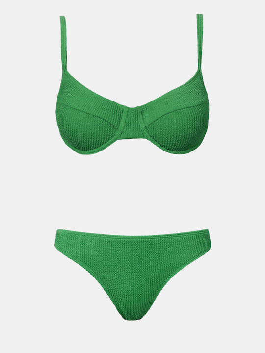 Rock Club Set Bikini Σμαραγδί
