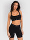 Women's Sports Bra without Padding Black