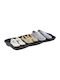 Relaxdays Bază Din Plastic Pentru Depozitarea Pantofilor Neagră 75x38.5x3cm