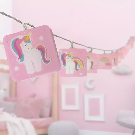 Ango Garland Kids Wall Light Unicorns