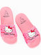 Șlapi pentru copii Roz Hello Kitty