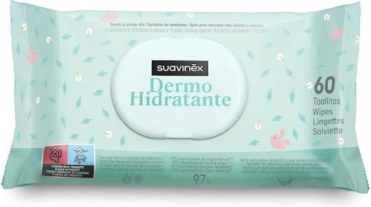 Suavinex Μωρομάντηλα χωρίς Οινόπνευμα & Parabens 60τμχ