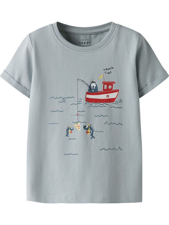 Name It Kinder-T-Shirt Light Blue Jersey