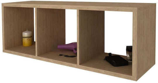 Raft Perete 113x40x30cm Natural Wood
