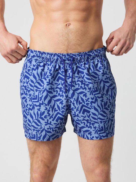 Björn Borg Men's Swimwear Shorts Blue with Patt...