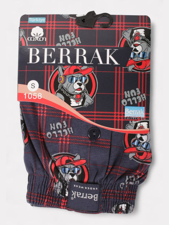Berrak Ανδρικό Μποξεράκι Hello Fun Μπλε