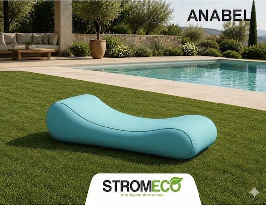 Liegestuhl Luxury Anabel Türkis 190x70x60cm