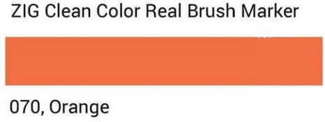 Zig Zag Μαρκαδόρος Σχεδίου Orange